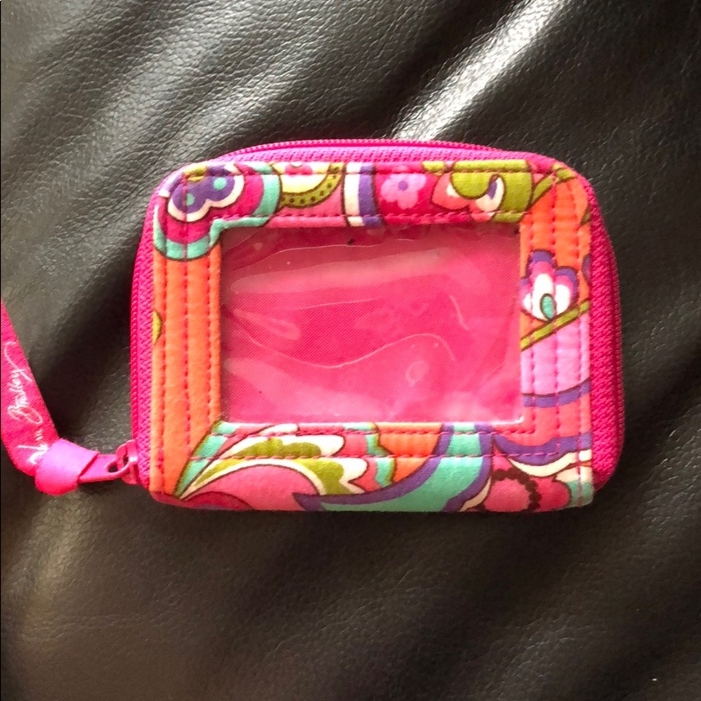 Vera Bradley Zip Around ID Coin Purse